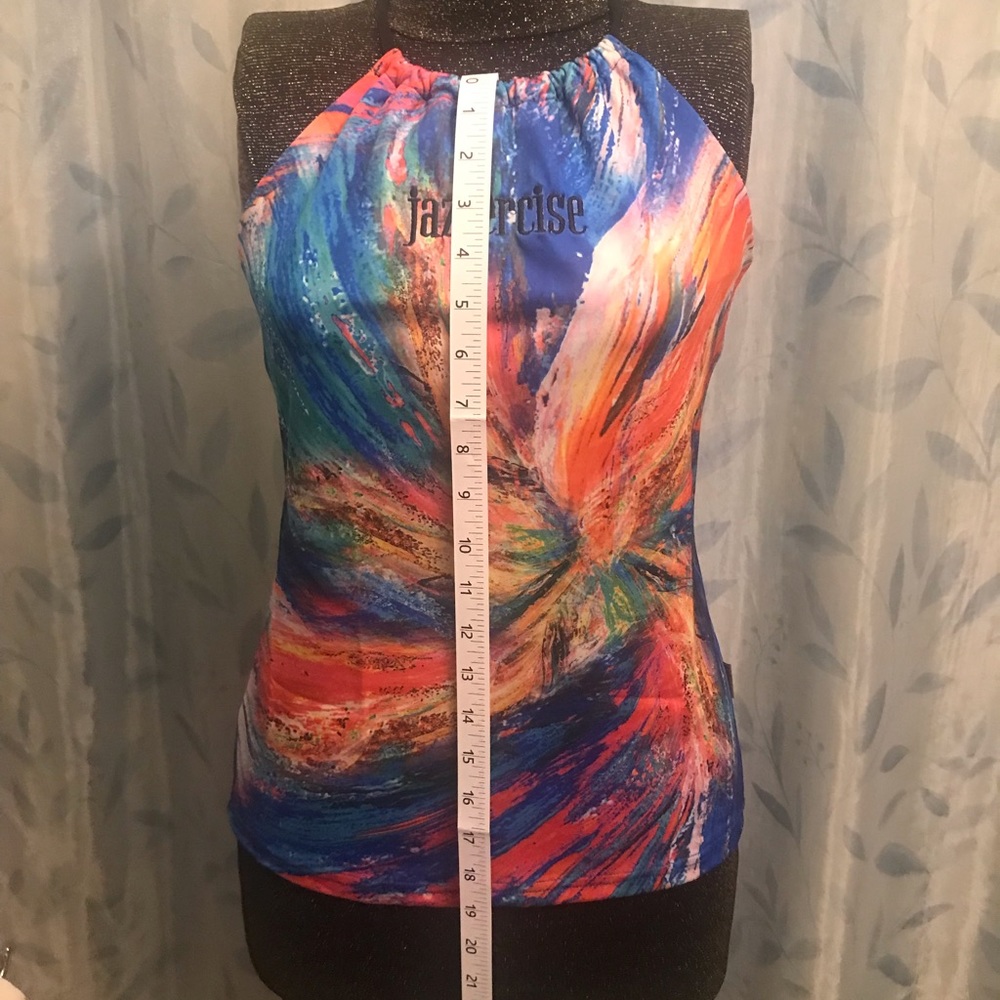 Jazzercise Athletic Top With Built-In Shelf Bra - image 7